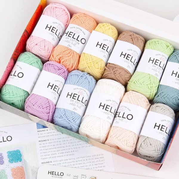 Cotton Yarn - Pastel Collection