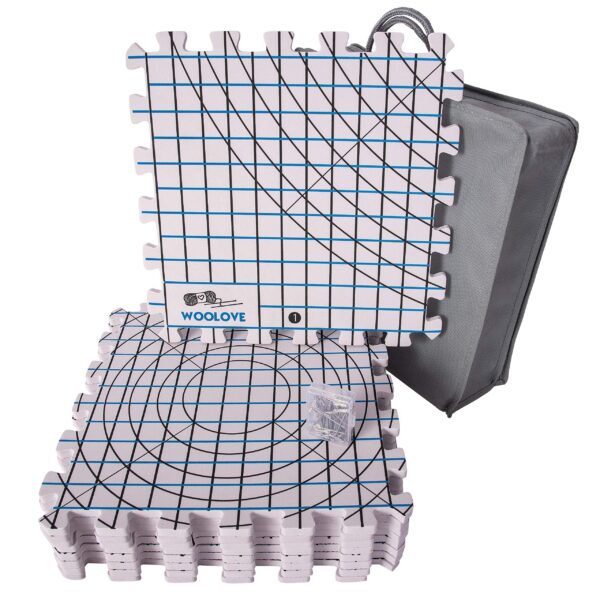 Knitting Blocking Mats - Set of 9