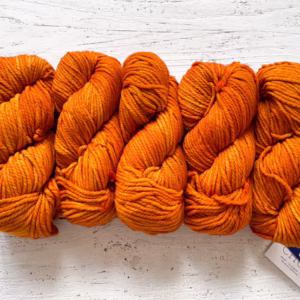 Chunky Wool Yarn - Sunset Orange